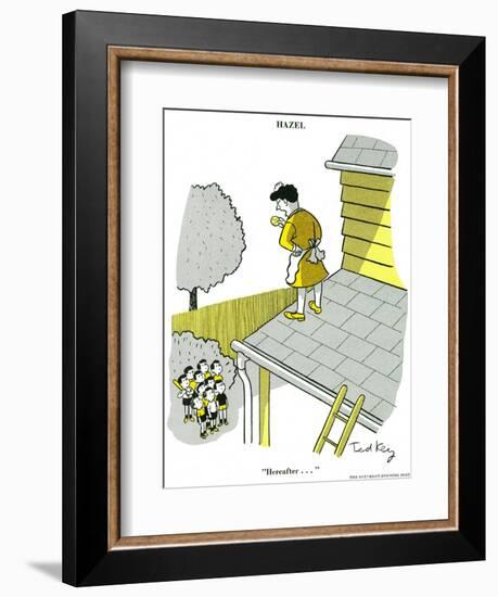 Hazel Cartoon-Ted Key-Framed Giclee Print