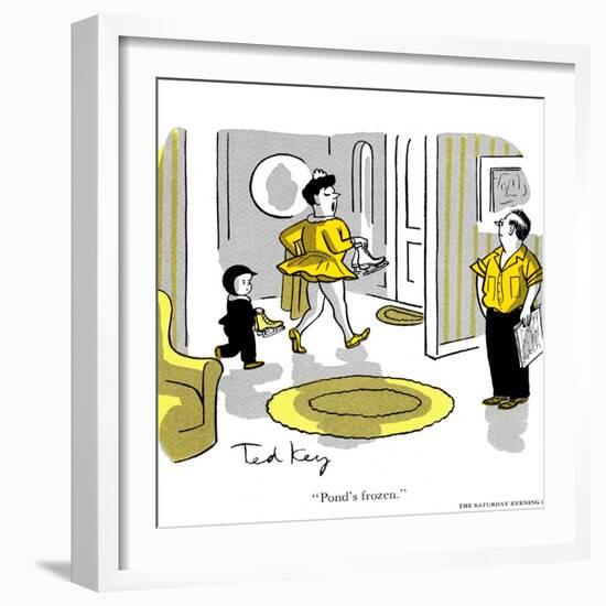 Hazel Cartoon-Ted Key-Framed Giclee Print