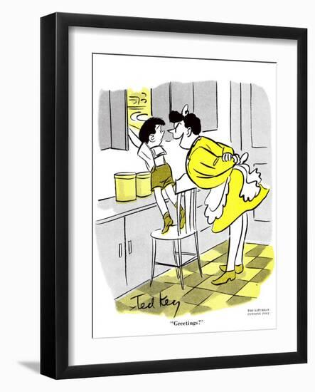 Hazel Cartoon-Ted Key-Framed Giclee Print