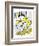 Hazel Cartoon-Ted Key-Framed Giclee Print