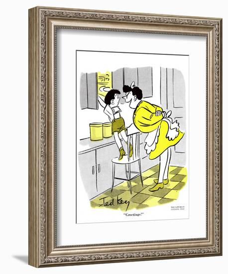 Hazel Cartoon-Ted Key-Framed Giclee Print