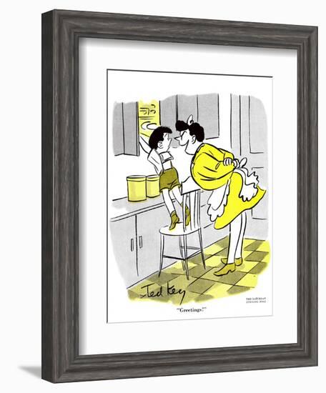 Hazel Cartoon-Ted Key-Framed Giclee Print