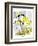 Hazel Cartoon-Ted Key-Framed Giclee Print