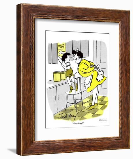 Hazel Cartoon-Ted Key-Framed Giclee Print