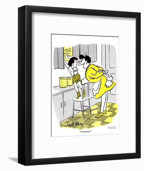 Hazel Cartoon-Ted Key-Framed Giclee Print