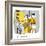 Hazel Cartoon-Ted Key-Framed Giclee Print