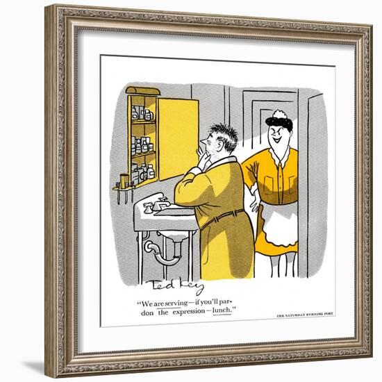 Hazel Cartoon-Ted Key-Framed Giclee Print