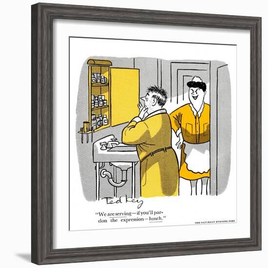 Hazel Cartoon-Ted Key-Framed Giclee Print