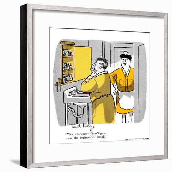 Hazel Cartoon-Ted Key-Framed Giclee Print