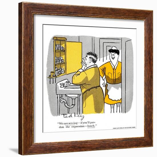 Hazel Cartoon-Ted Key-Framed Giclee Print