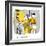 Hazel Cartoon-Ted Key-Framed Giclee Print