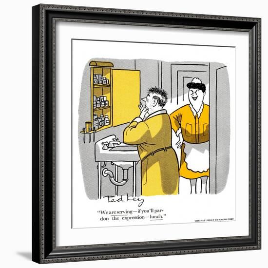 Hazel Cartoon-Ted Key-Framed Giclee Print