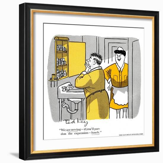 Hazel Cartoon-Ted Key-Framed Giclee Print