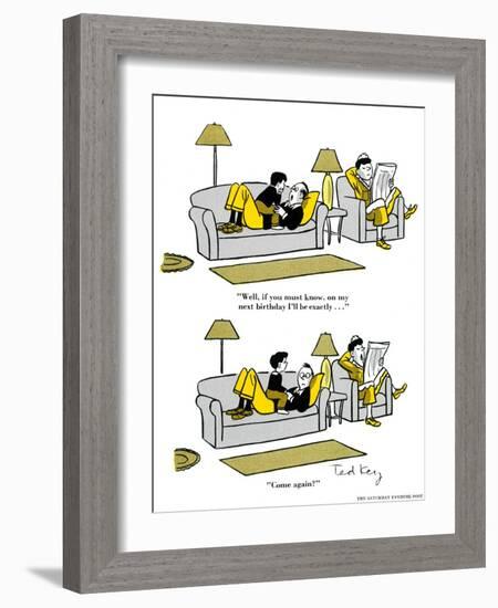 Hazel Cartoon-Ted Key-Framed Giclee Print