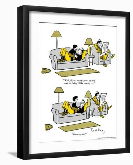 Hazel Cartoon-Ted Key-Framed Giclee Print