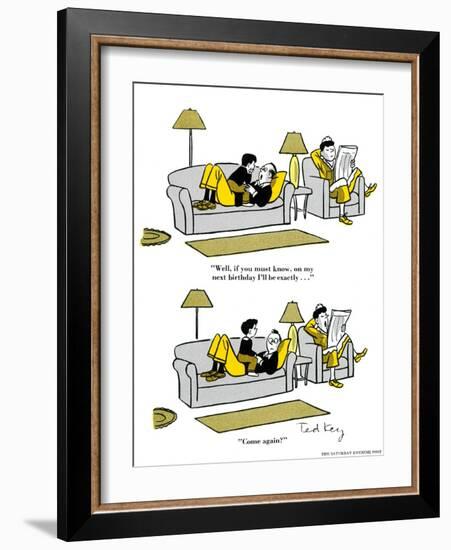 Hazel Cartoon-Ted Key-Framed Giclee Print