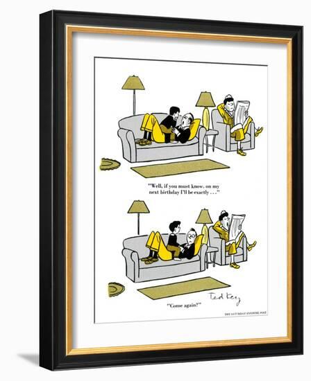 Hazel Cartoon-Ted Key-Framed Giclee Print