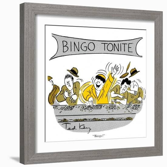 Hazel Cartoon-Ted Key-Framed Giclee Print