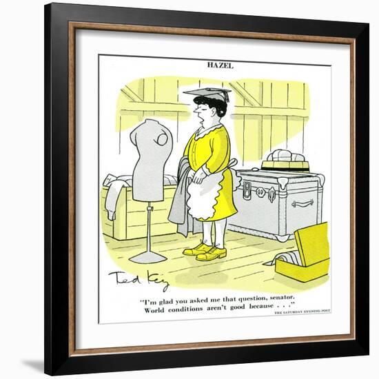 Hazel Cartoon-Ted Key-Framed Giclee Print