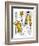 Hazel Cartoon-Ted Key-Framed Giclee Print