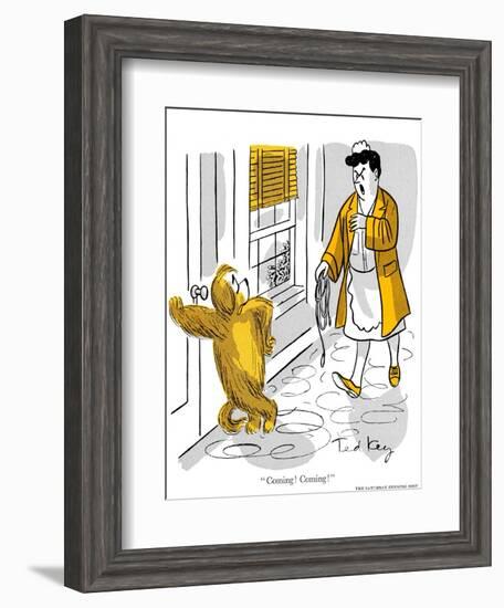 Hazel Cartoon-Ted Key-Framed Giclee Print