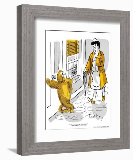 Hazel Cartoon-Ted Key-Framed Giclee Print