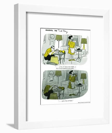 Hazel Cartoon-Ted Key-Framed Giclee Print