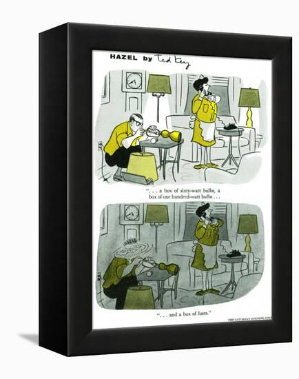 Hazel Cartoon-Ted Key-Framed Premier Image Canvas