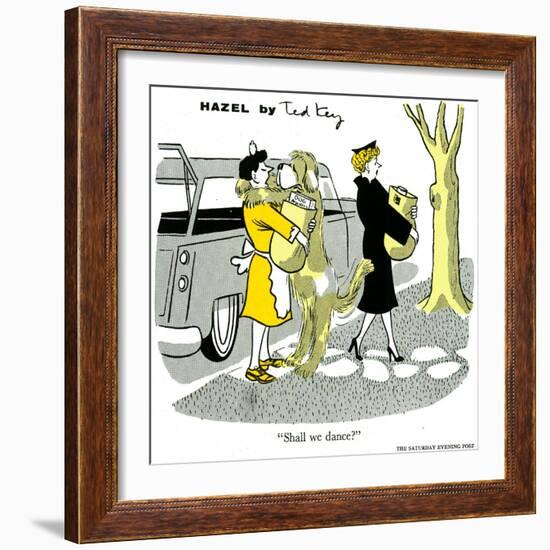 Hazel Cartoon-Ted Key-Framed Giclee Print