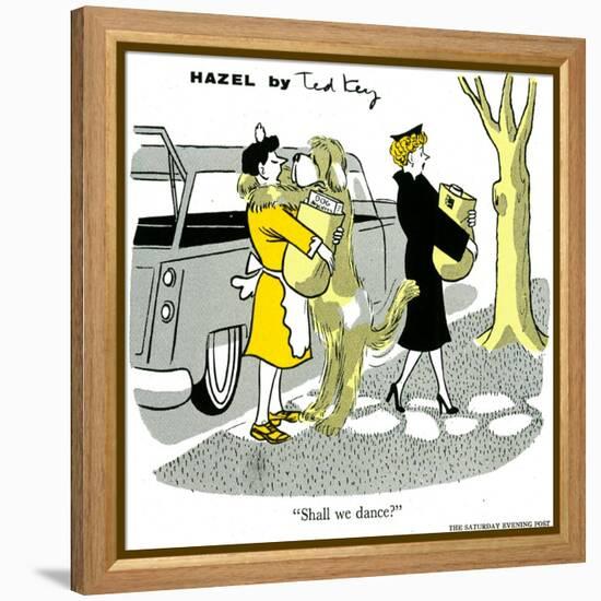 Hazel Cartoon-Ted Key-Framed Premier Image Canvas