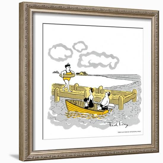 Hazel Cartoon-Ted Key-Framed Giclee Print