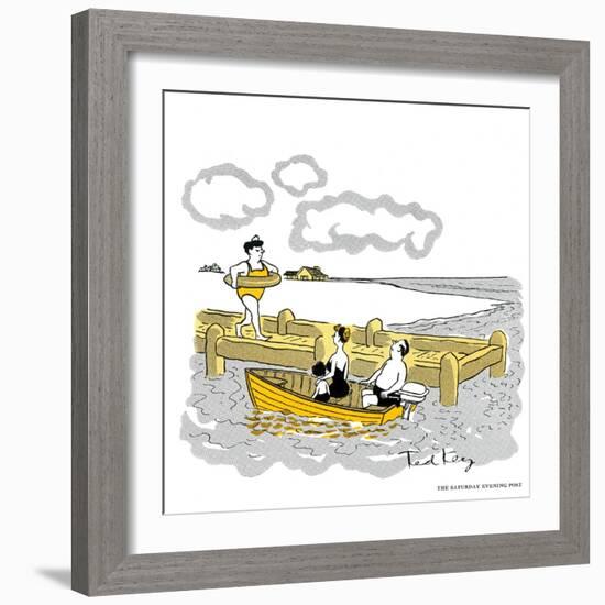 Hazel Cartoon-Ted Key-Framed Giclee Print