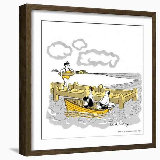 Hazel Cartoon-Ted Key-Framed Giclee Print