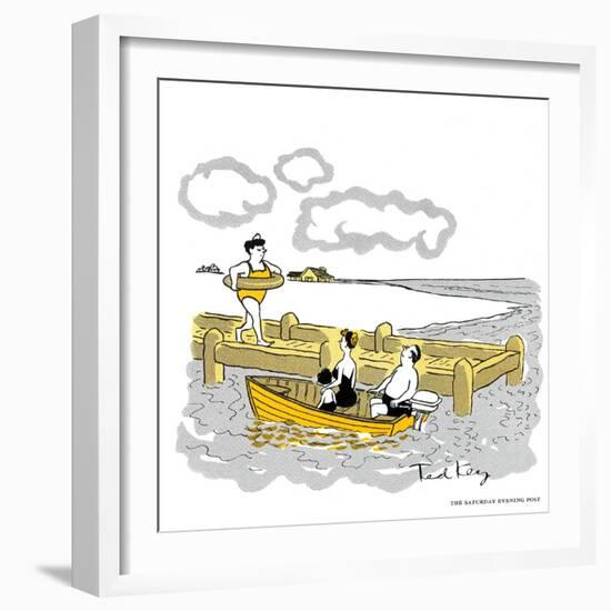 Hazel Cartoon-Ted Key-Framed Giclee Print