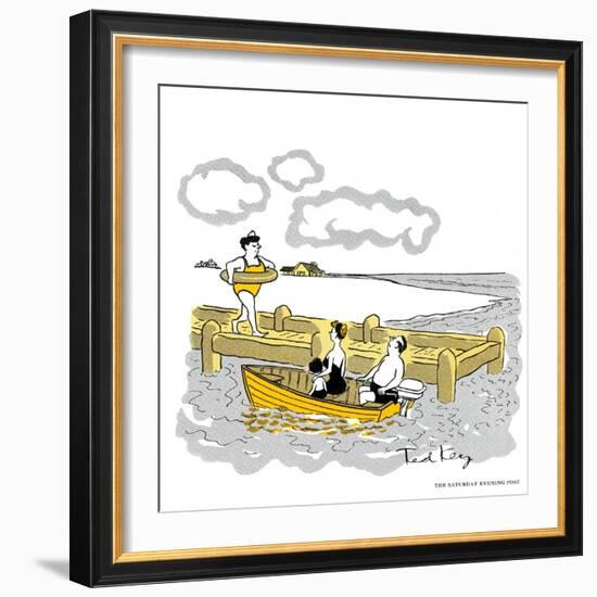 Hazel Cartoon-Ted Key-Framed Giclee Print