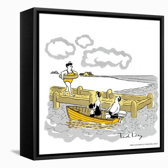 Hazel Cartoon-Ted Key-Framed Premier Image Canvas