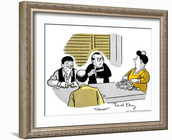 Hazel Cartoon-Ted Key-Framed Giclee Print