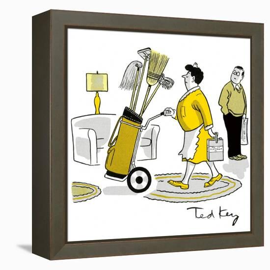 Hazel Cartoon-Ted Key-Framed Premier Image Canvas