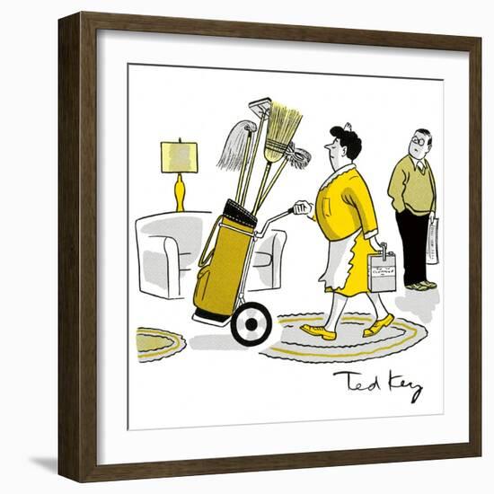 Hazel Cartoon-Ted Key-Framed Giclee Print