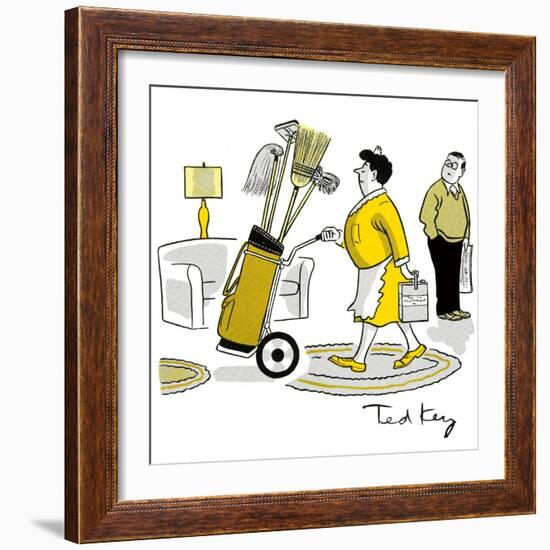 Hazel Cartoon-Ted Key-Framed Giclee Print