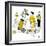 Hazel Cartoon-Ted Key-Framed Giclee Print