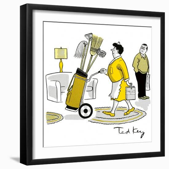 Hazel Cartoon-Ted Key-Framed Giclee Print