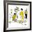 Hazel Cartoon-Ted Key-Framed Giclee Print