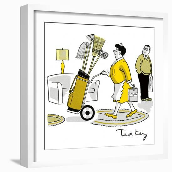 Hazel Cartoon-Ted Key-Framed Giclee Print