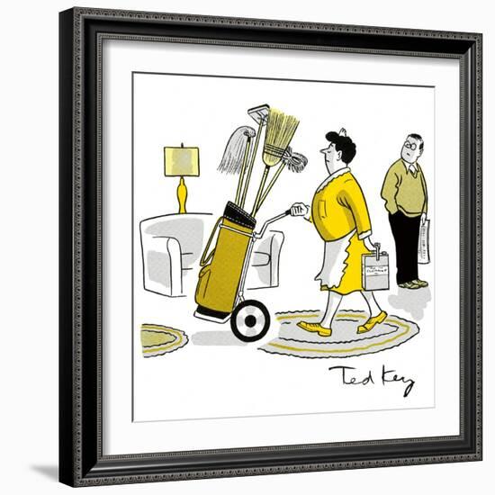 Hazel Cartoon-Ted Key-Framed Giclee Print