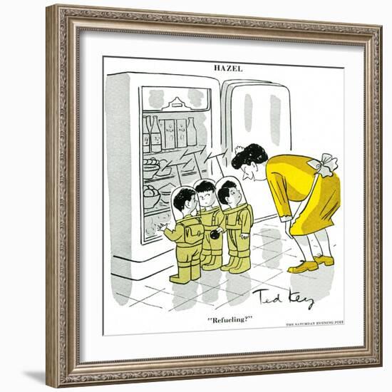 Hazel Cartoon-Ted Key-Framed Giclee Print