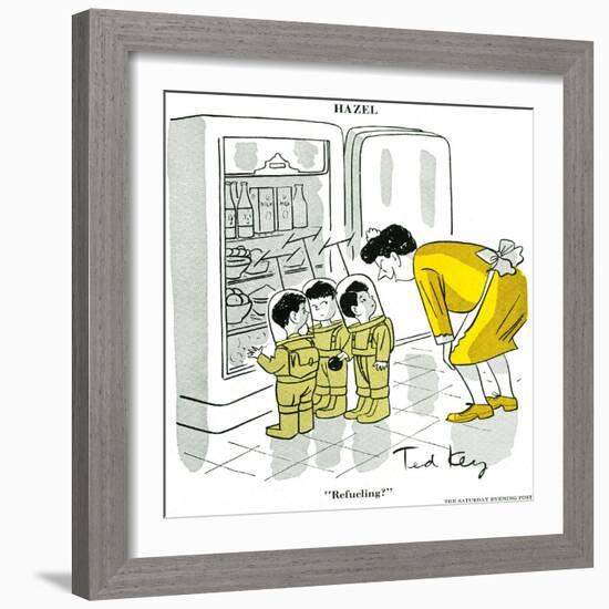 Hazel Cartoon-Ted Key-Framed Giclee Print