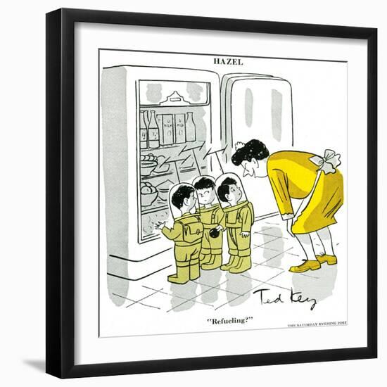 Hazel Cartoon-Ted Key-Framed Giclee Print