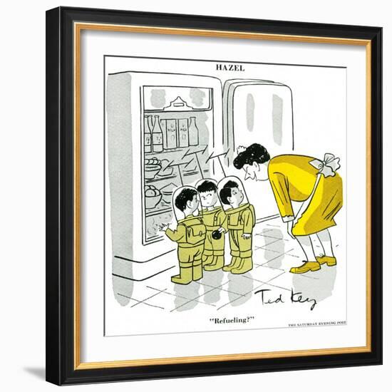 Hazel Cartoon-Ted Key-Framed Giclee Print