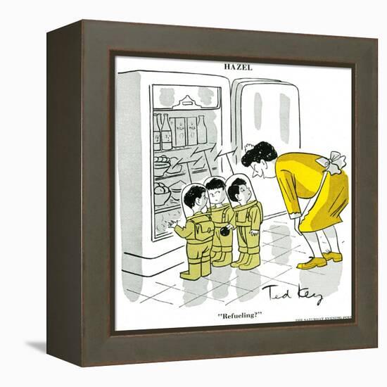 Hazel Cartoon-Ted Key-Framed Premier Image Canvas